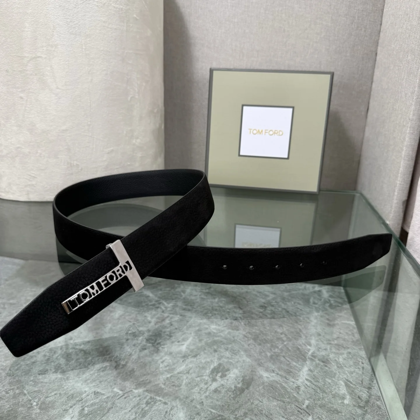 TOM FORD Belts Black-Silver A70202609070137 - Image 4