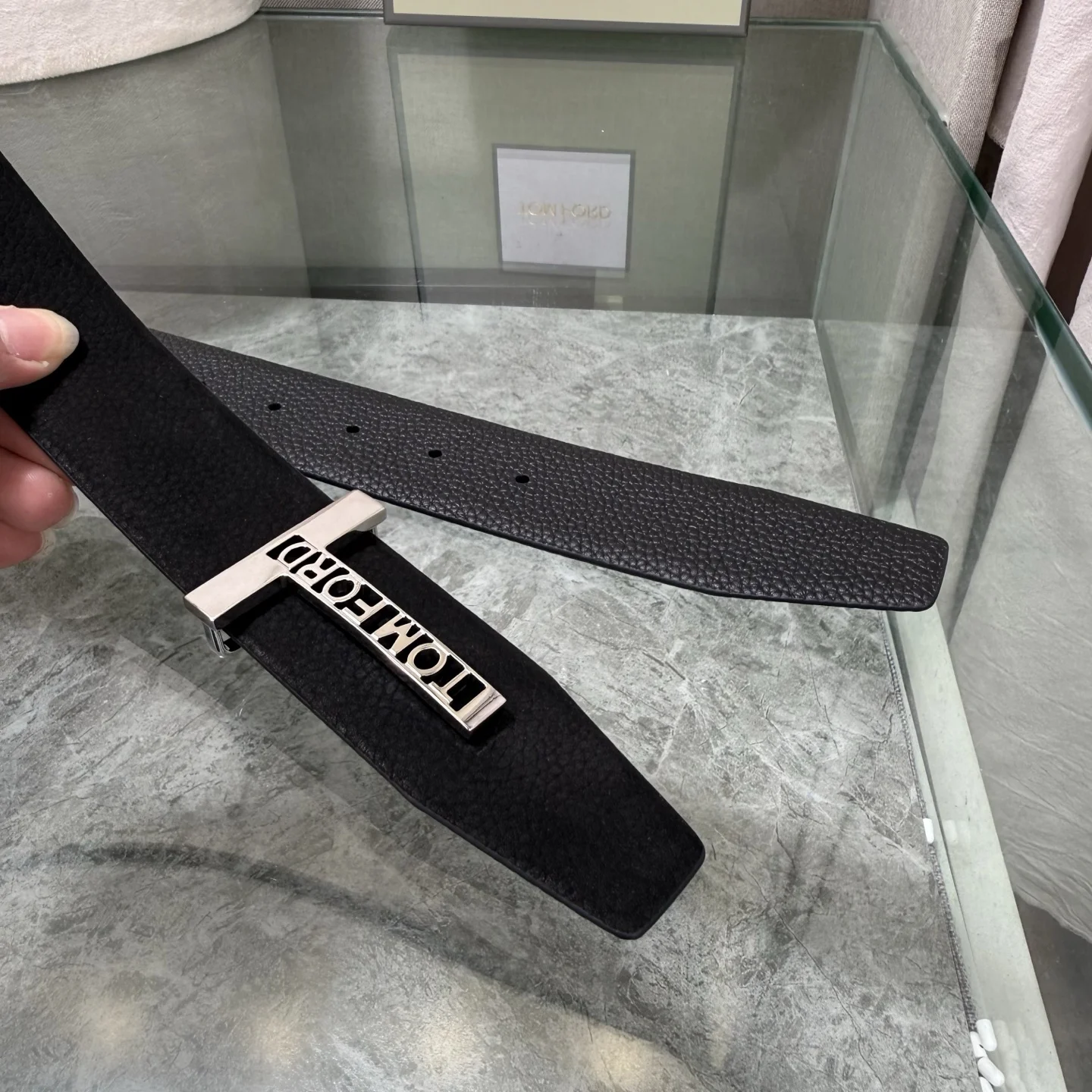 TOM FORD Belts Black-Silver A70202609070137 - Image 5