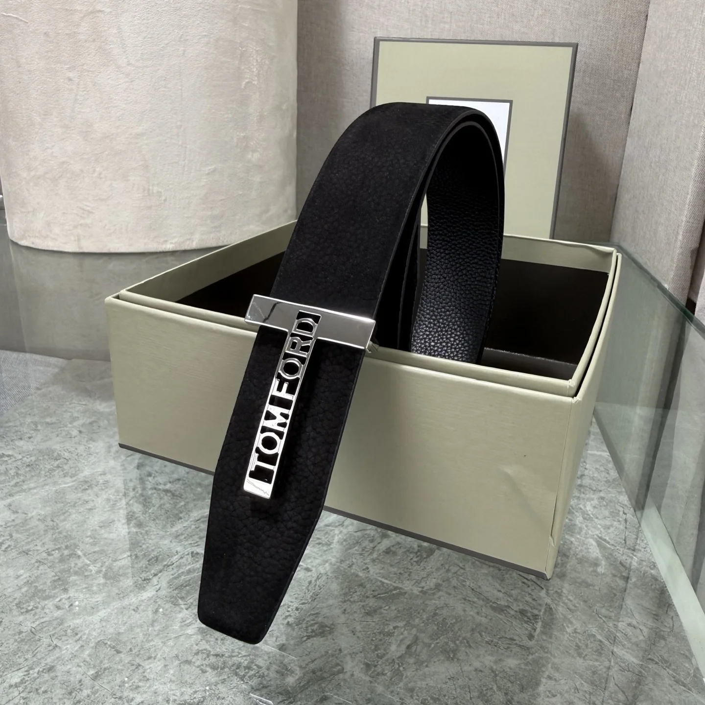 TOM FORD Belts Black-Silver A70202609070137 - Image 7