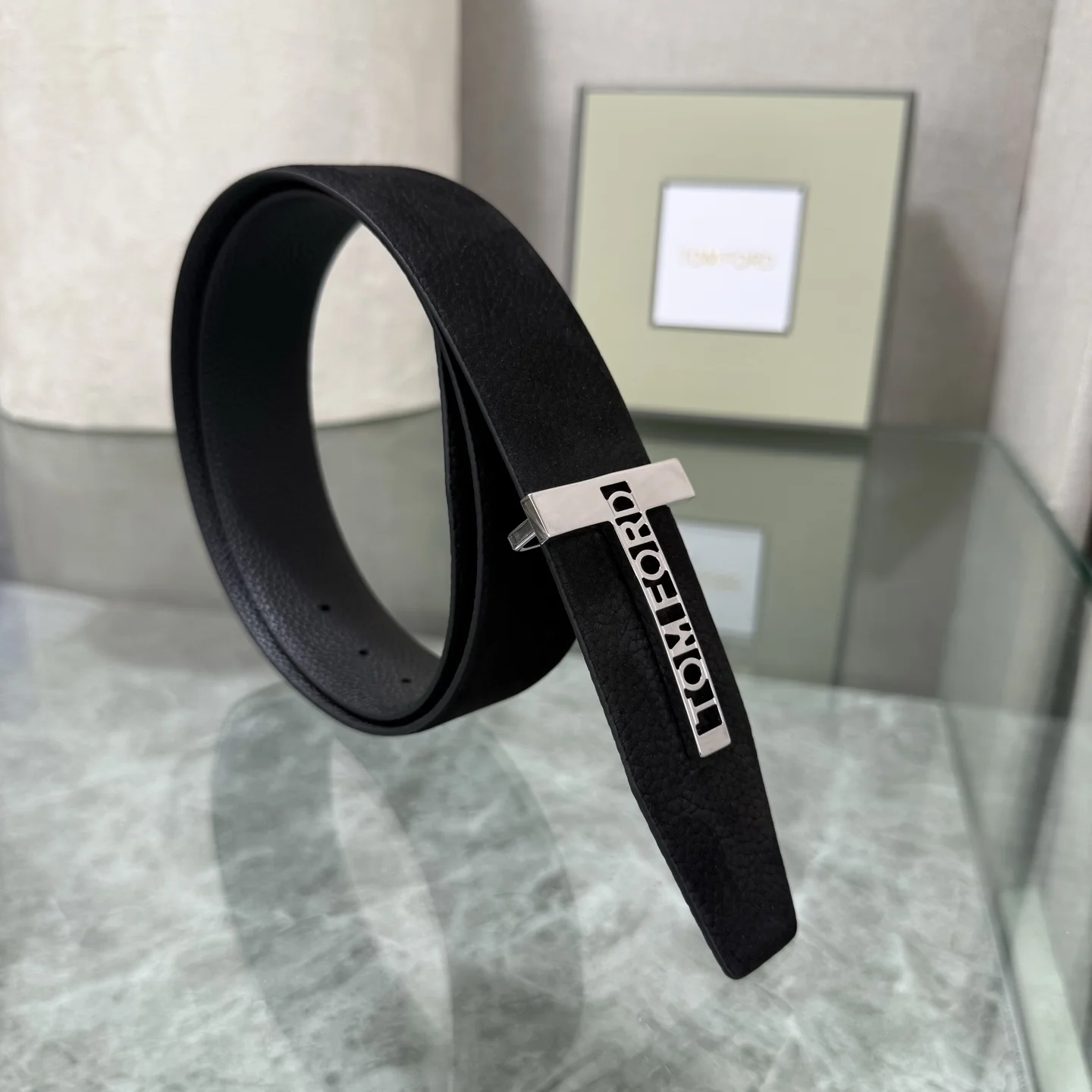 TOM FORD Belts Black-Silver A70202609070137 - Image 8