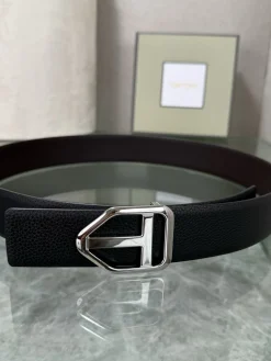 Alternative view of TOM FORD Belts Black-Silver A70202609070156