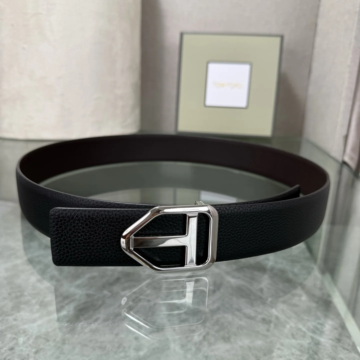 TOM FORD Belts Black-Silver A70202609070156 - Image 2