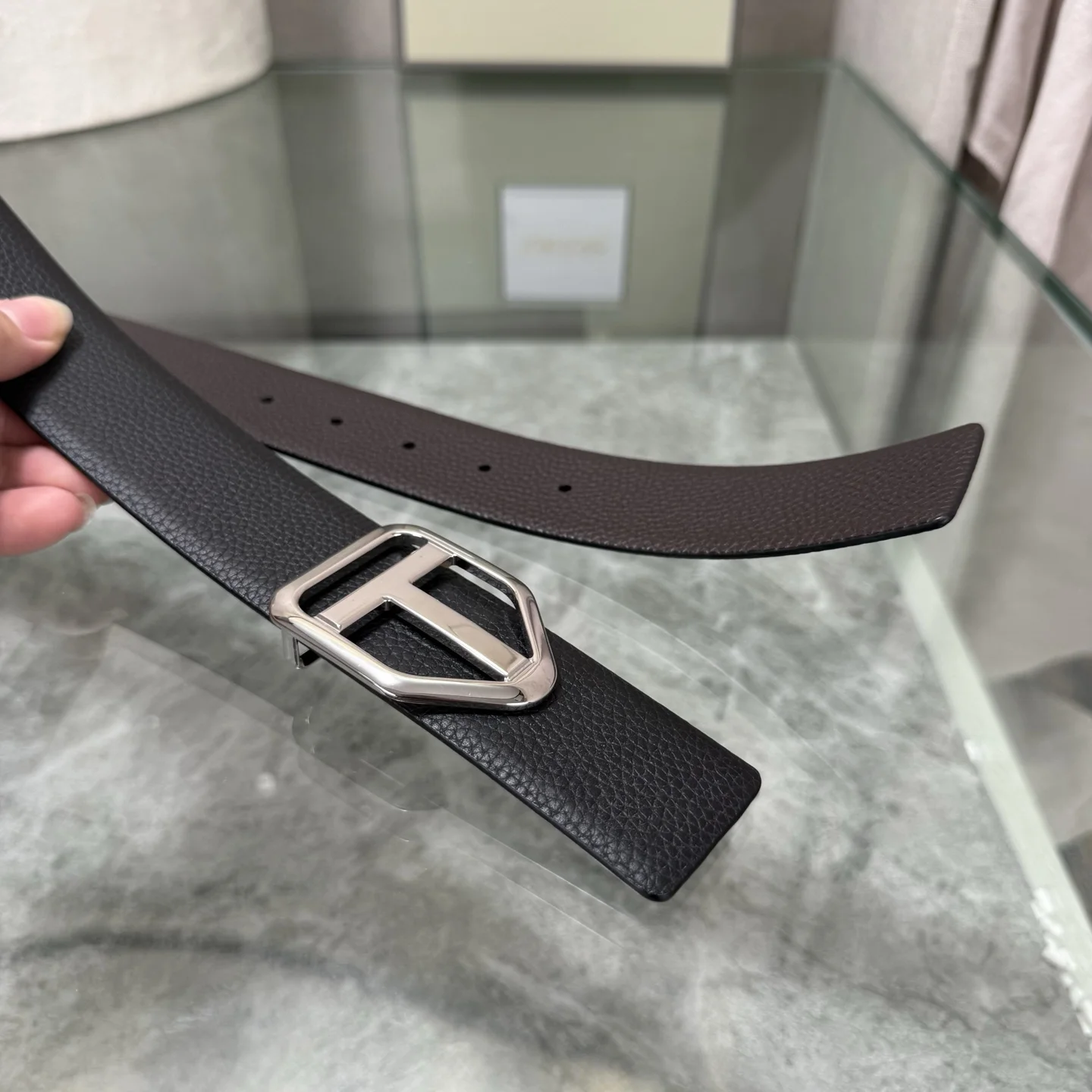 TOM FORD Belts Black-Silver A70202609070156 - Image 4