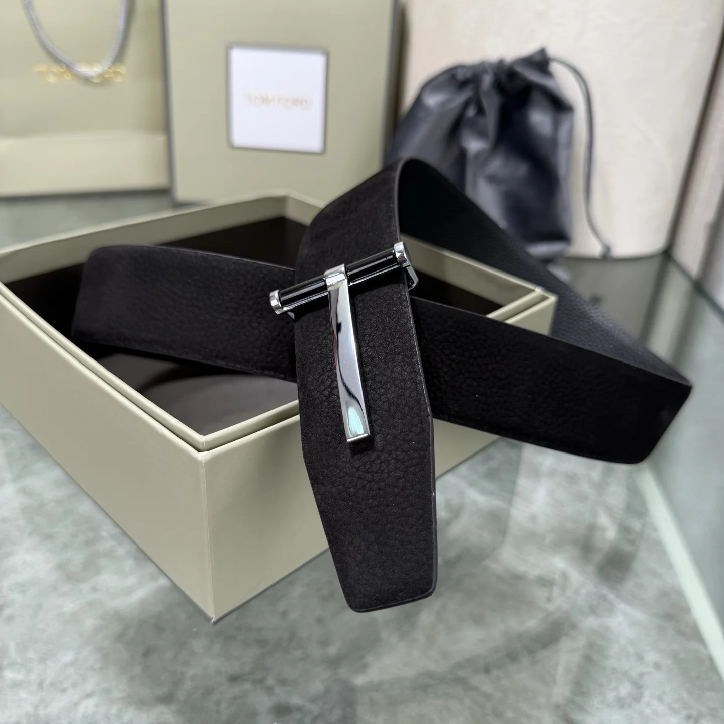 TOM FORD Belts Black-Silver A70202609070389 - Image 7