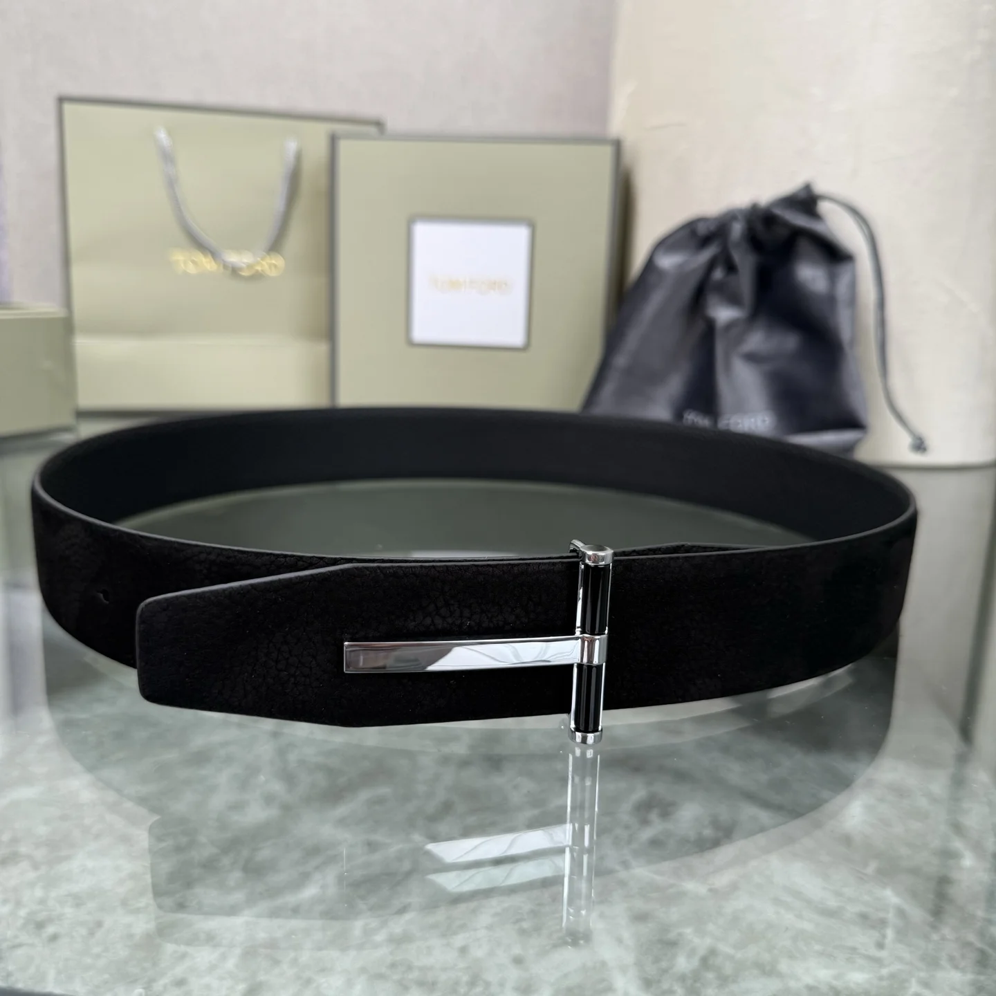 TOM FORD Belts Black-Silver A70202609070389 - Image 8