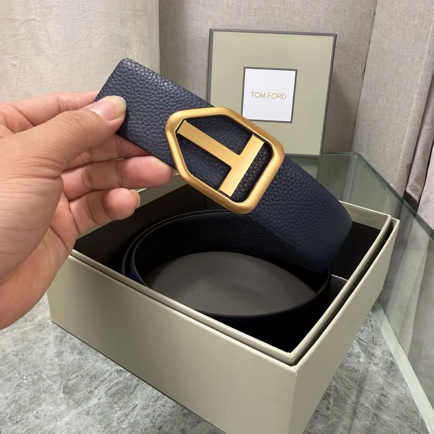 TOM FORD Belts Blue-Gold A70202609070158 - Image 6
