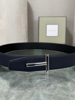 Alternative view of TOM FORD Belts Blue-Silver A70202609070073