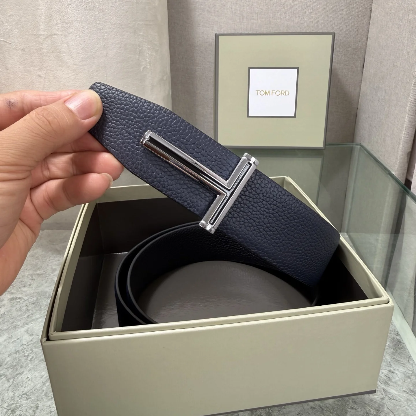 TOM FORD Belts Blue-Silver A70202609070073 - Image 7