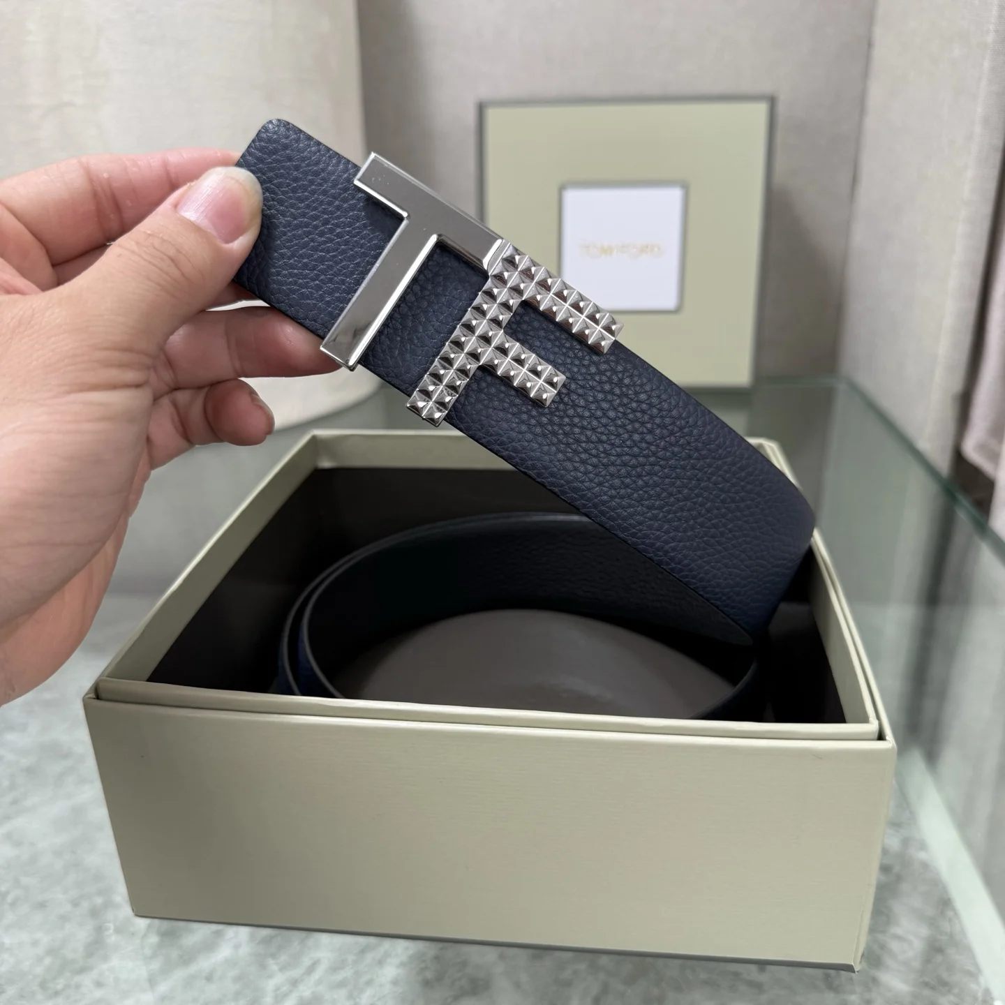 TOM FORD Belts Blue-Silver A70202609070113 - Image 6