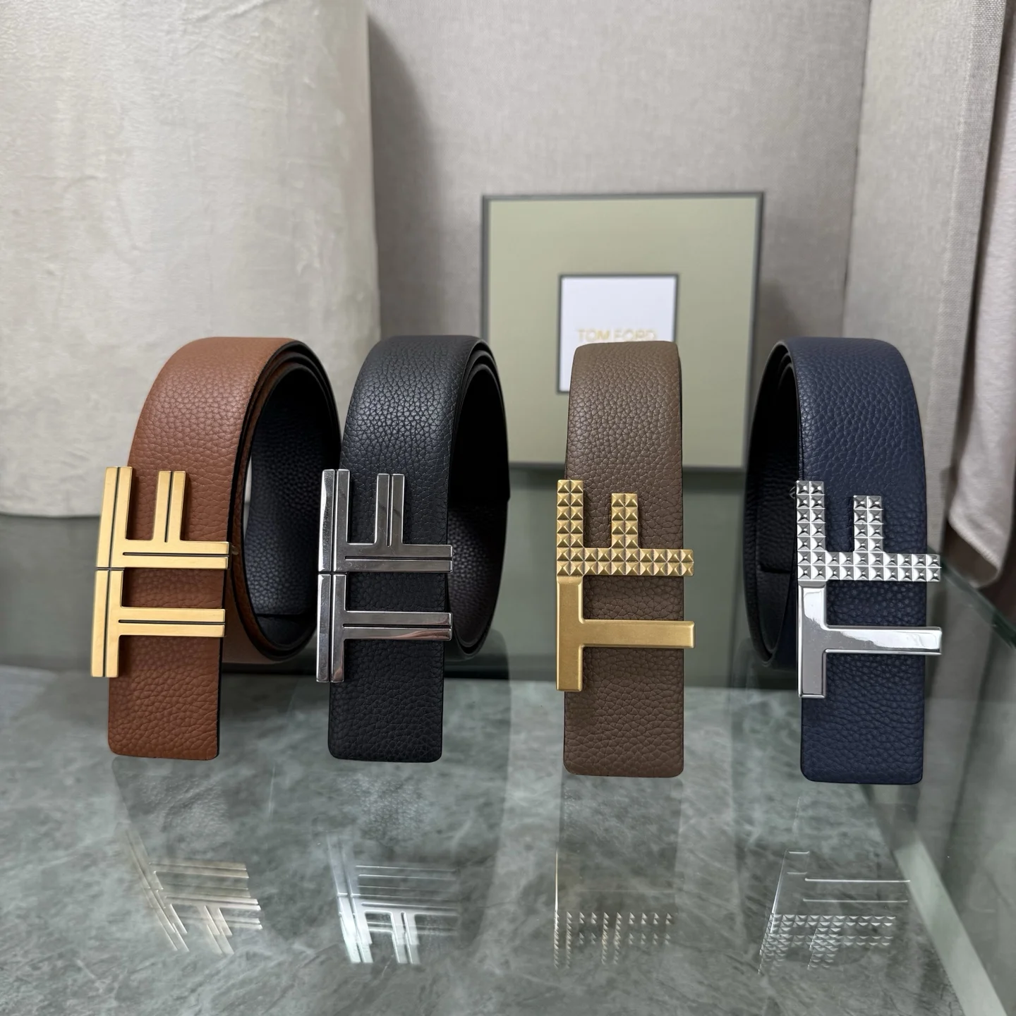 TOM FORD Belts Blue-Silver A70202609070113 - Image 9