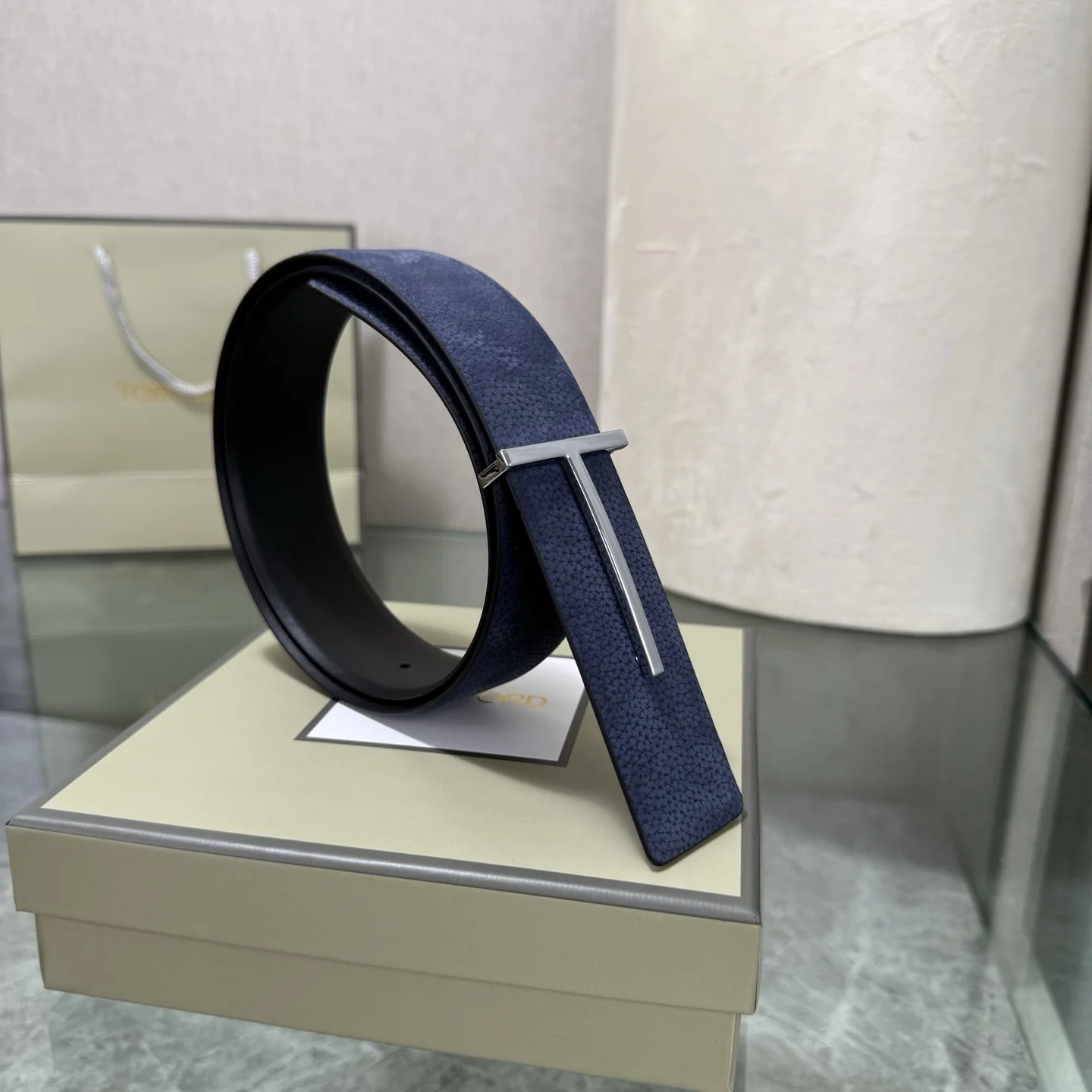 TOM FORD Belts Blue-Silver A70202609070358