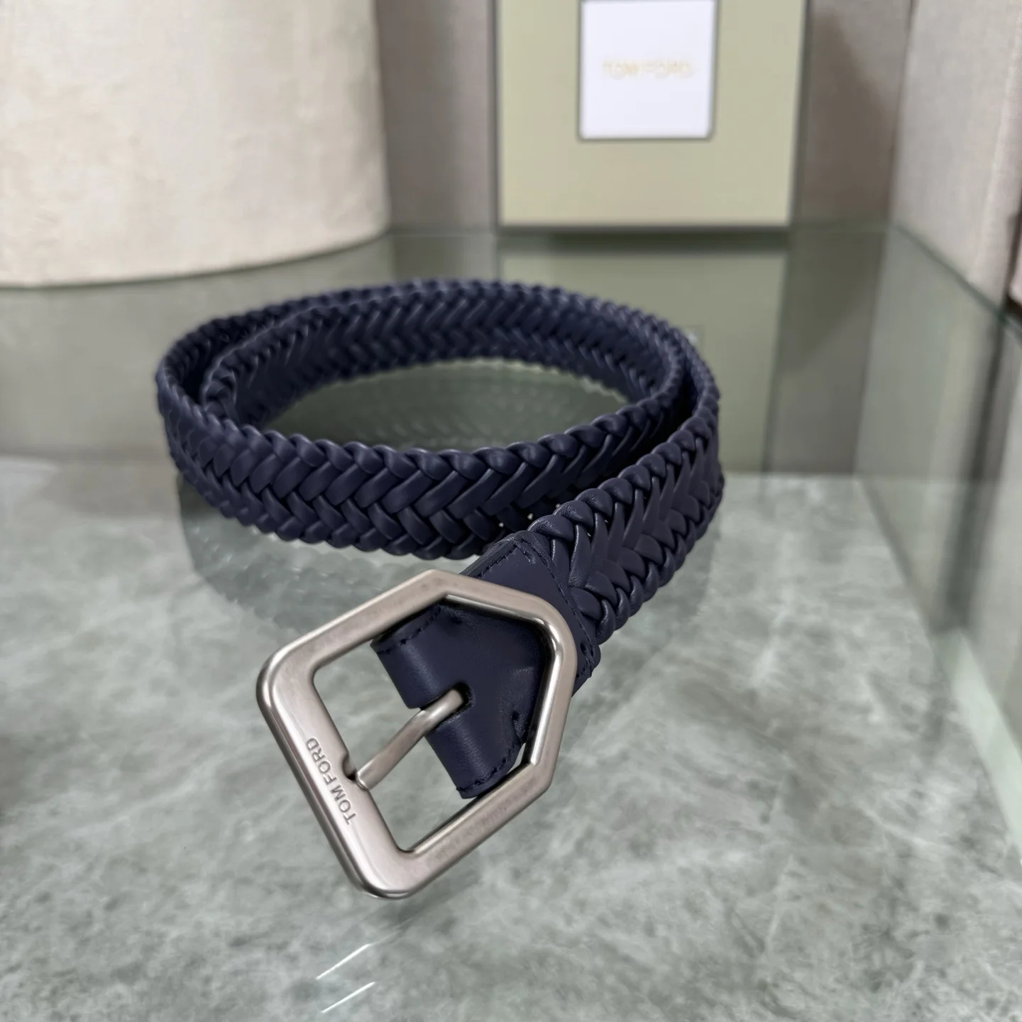 Alternative view of TOM FORD Belts Blue-Silver B40202609070162