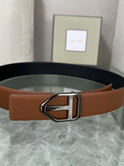 Alternative view of TOM FORD Belts Brown-Black A70202609070157