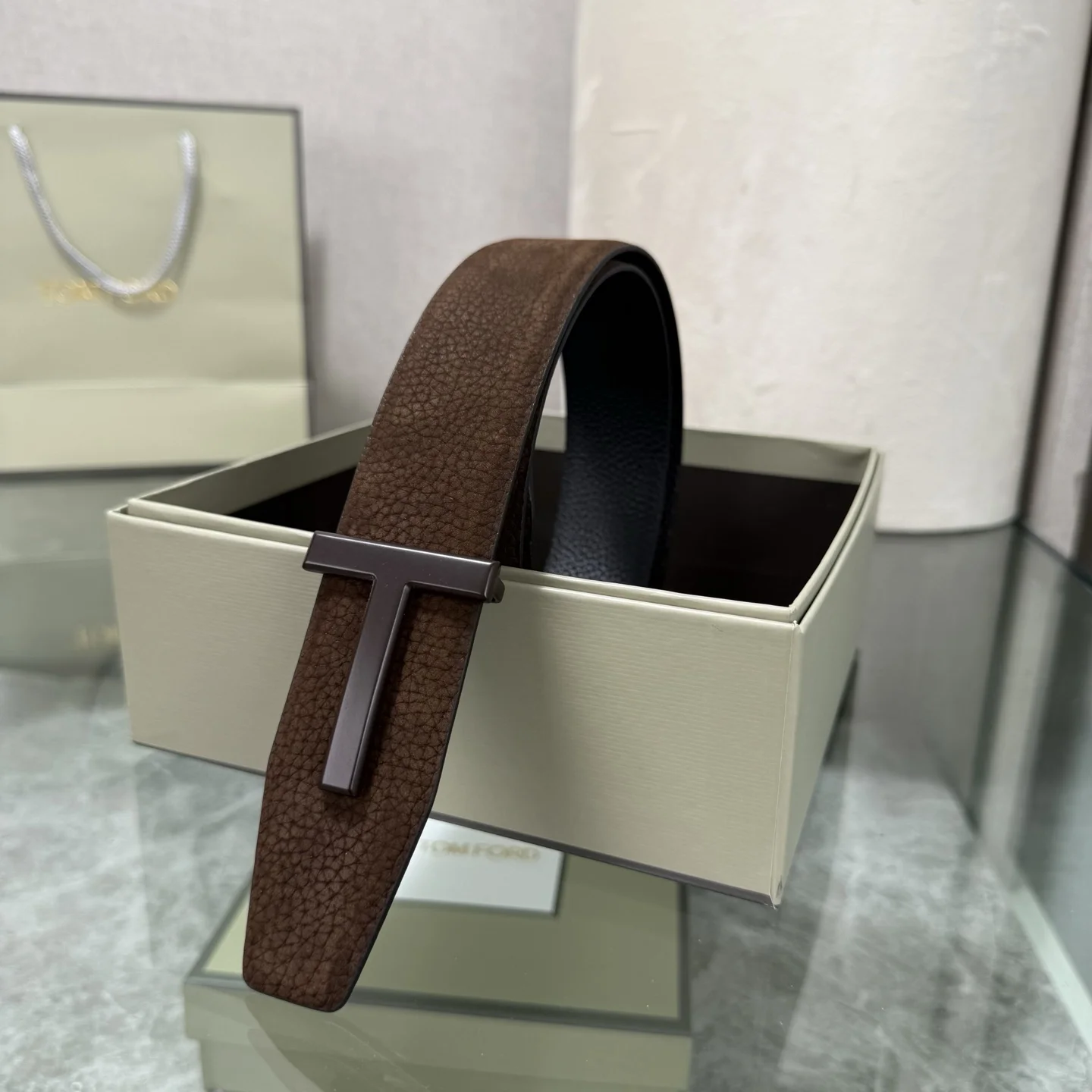 TOM FORD Belts Brown-Black A70202609070315 - Image 7