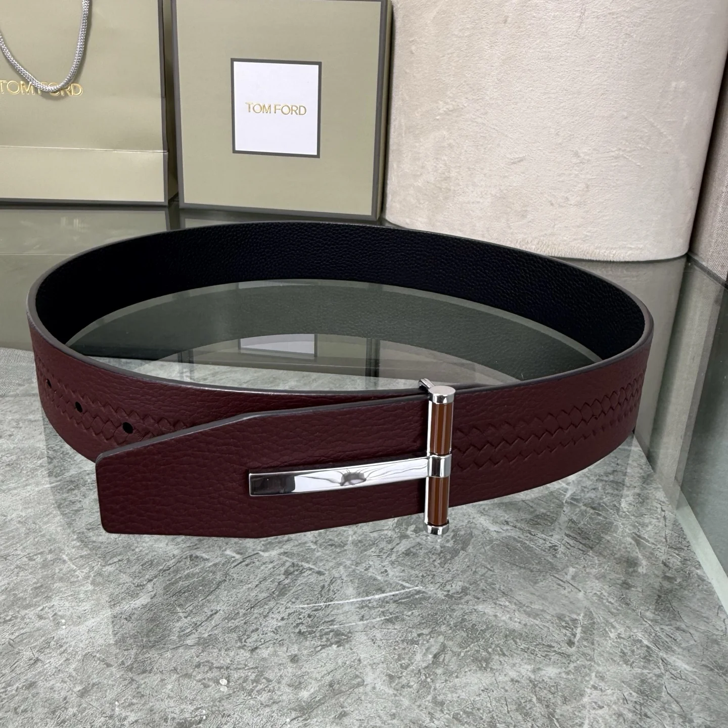 TOM FORD Belts Brown-Black A80202609070382 - Image 3