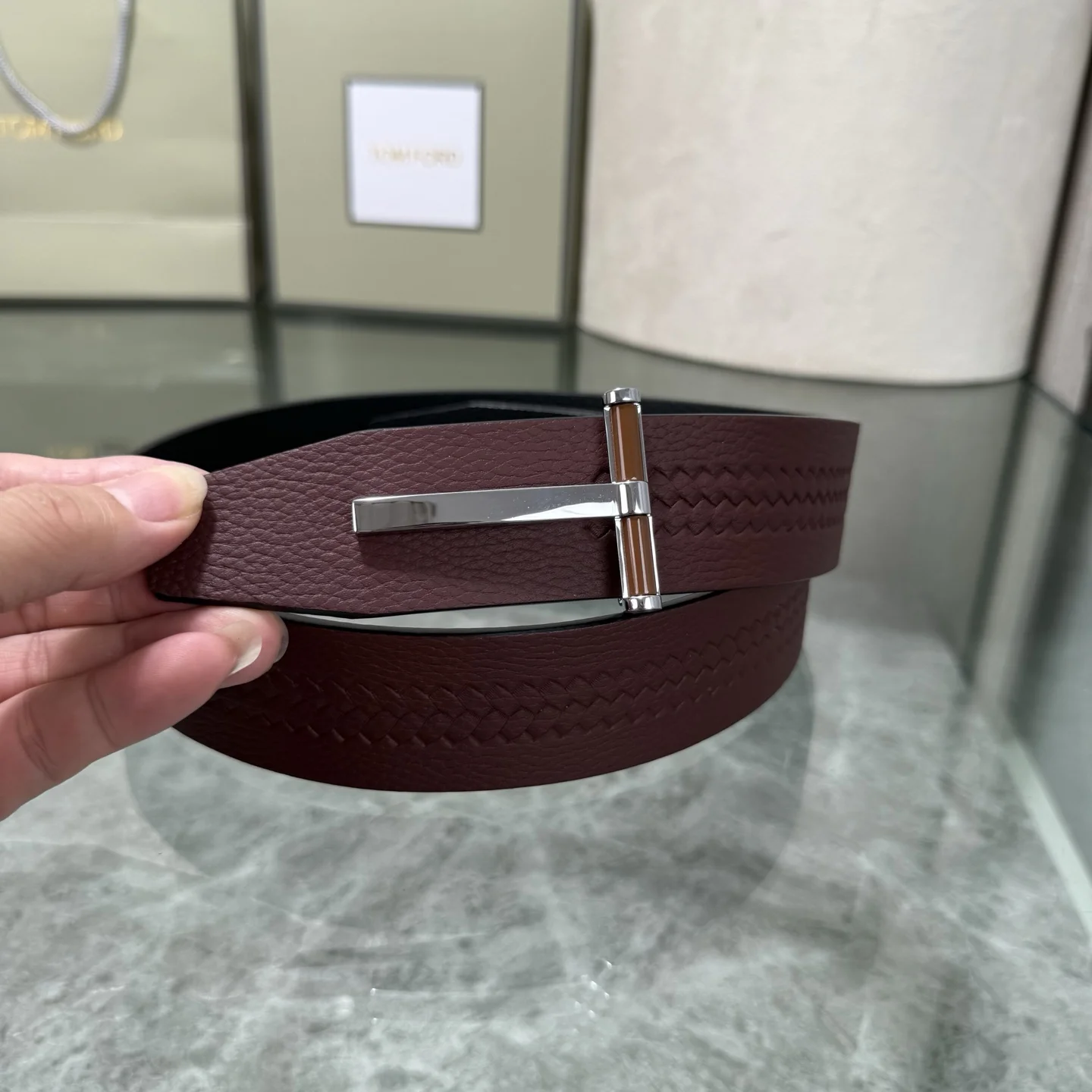 TOM FORD Belts Brown-Black A80202609070382 - Image 8