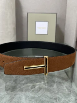 Alternative view of TOM FORD Belts Brown-Black-Gold A80202609070069