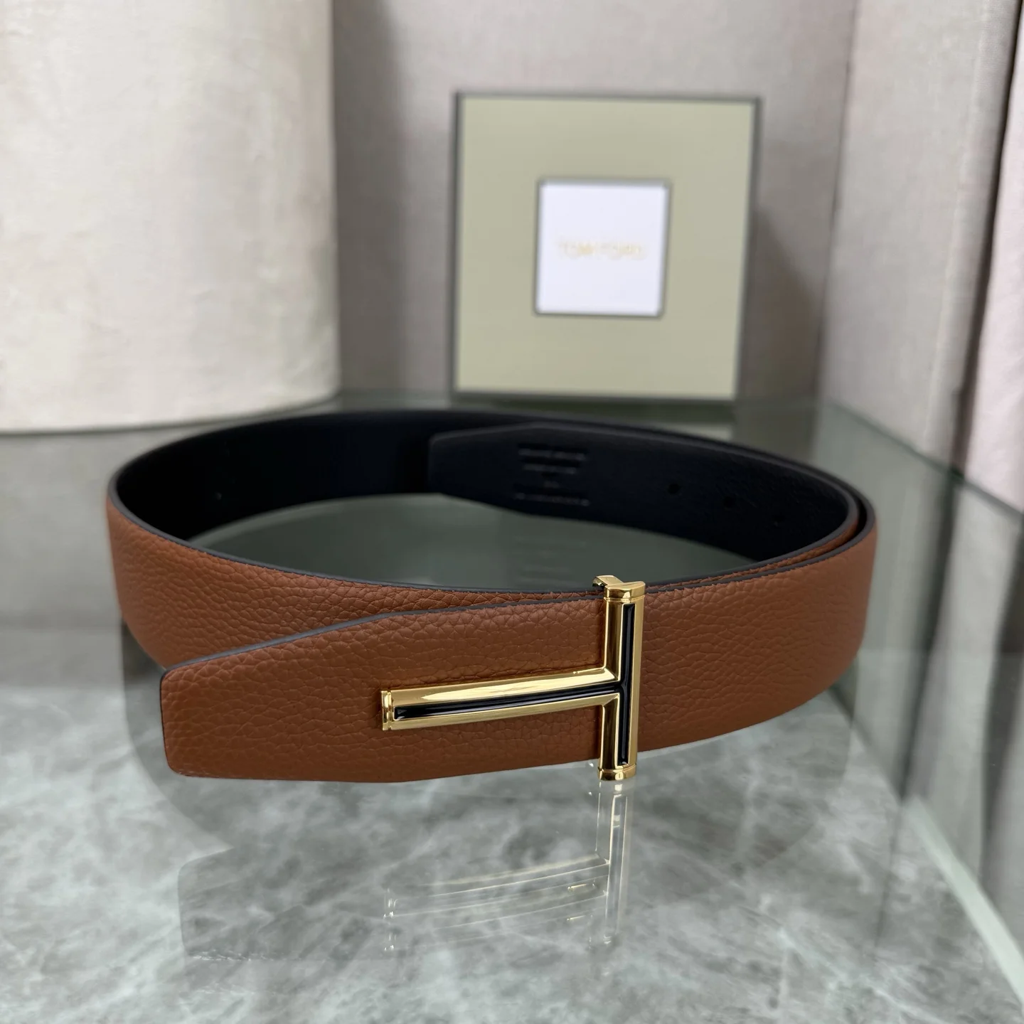 TOM FORD Belts Brown-Gold A70202609070072
