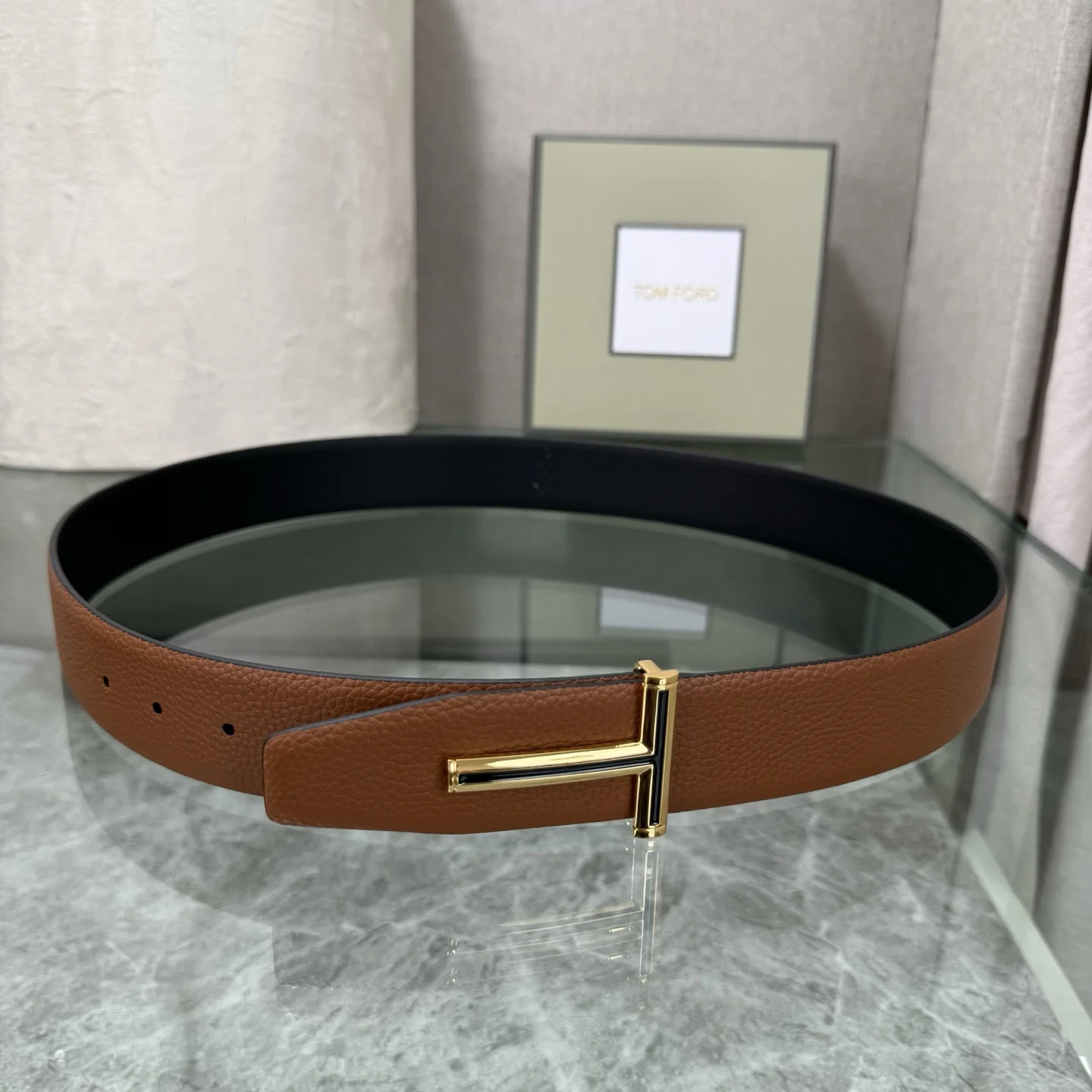 TOM FORD Belts Brown-Gold A70202609070072 - Image 2
