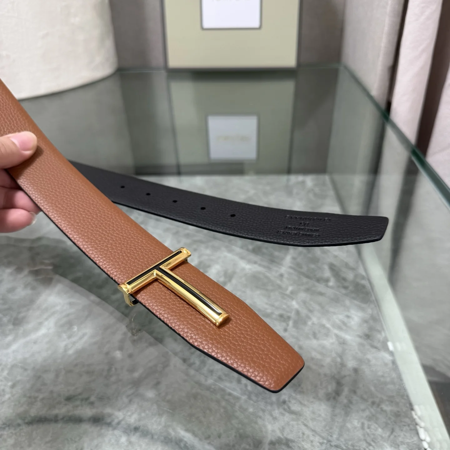 TOM FORD Belts Brown-Gold A70202609070072 - Image 4
