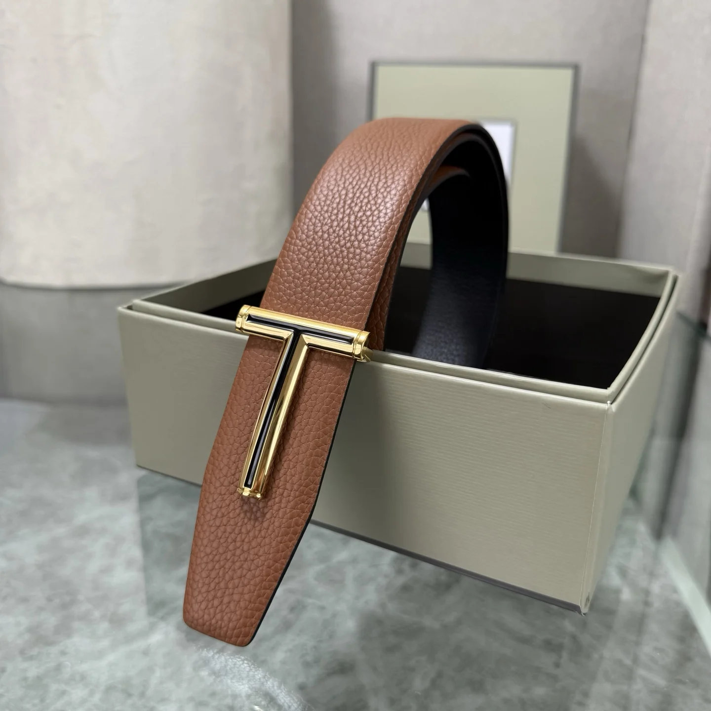 TOM FORD Belts Brown-Gold A70202609070072 - Image 5