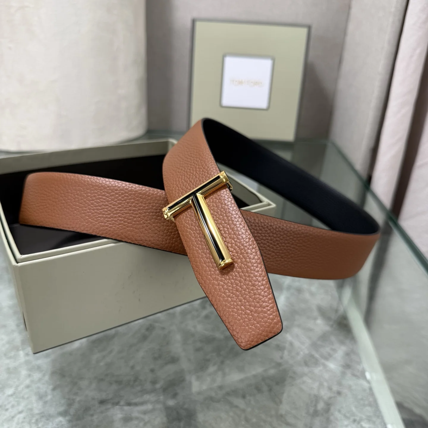 TOM FORD Belts Brown-Gold A70202609070072 - Image 6