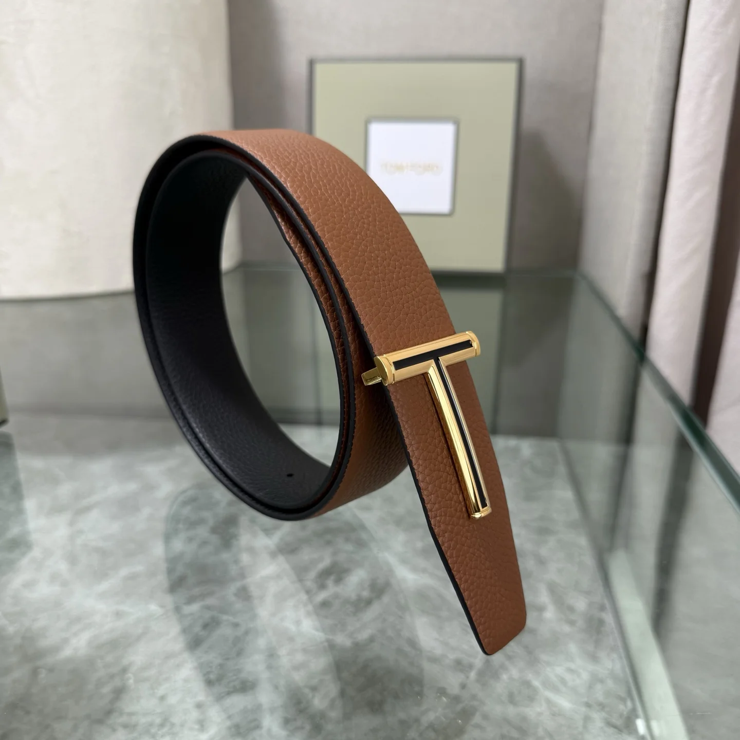 TOM FORD Belts Brown-Gold A70202609070072 - Image 8