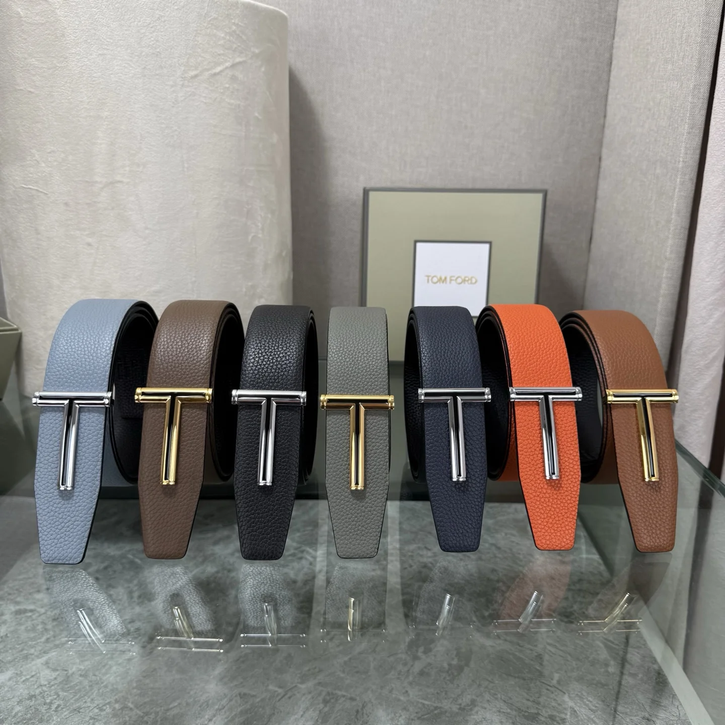 TOM FORD Belts Brown-Gold A70202609070072 - Image 9