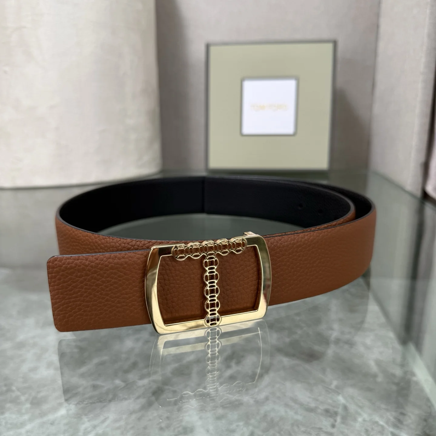 TOM FORD Belts Brown-Gold A70202609070148
