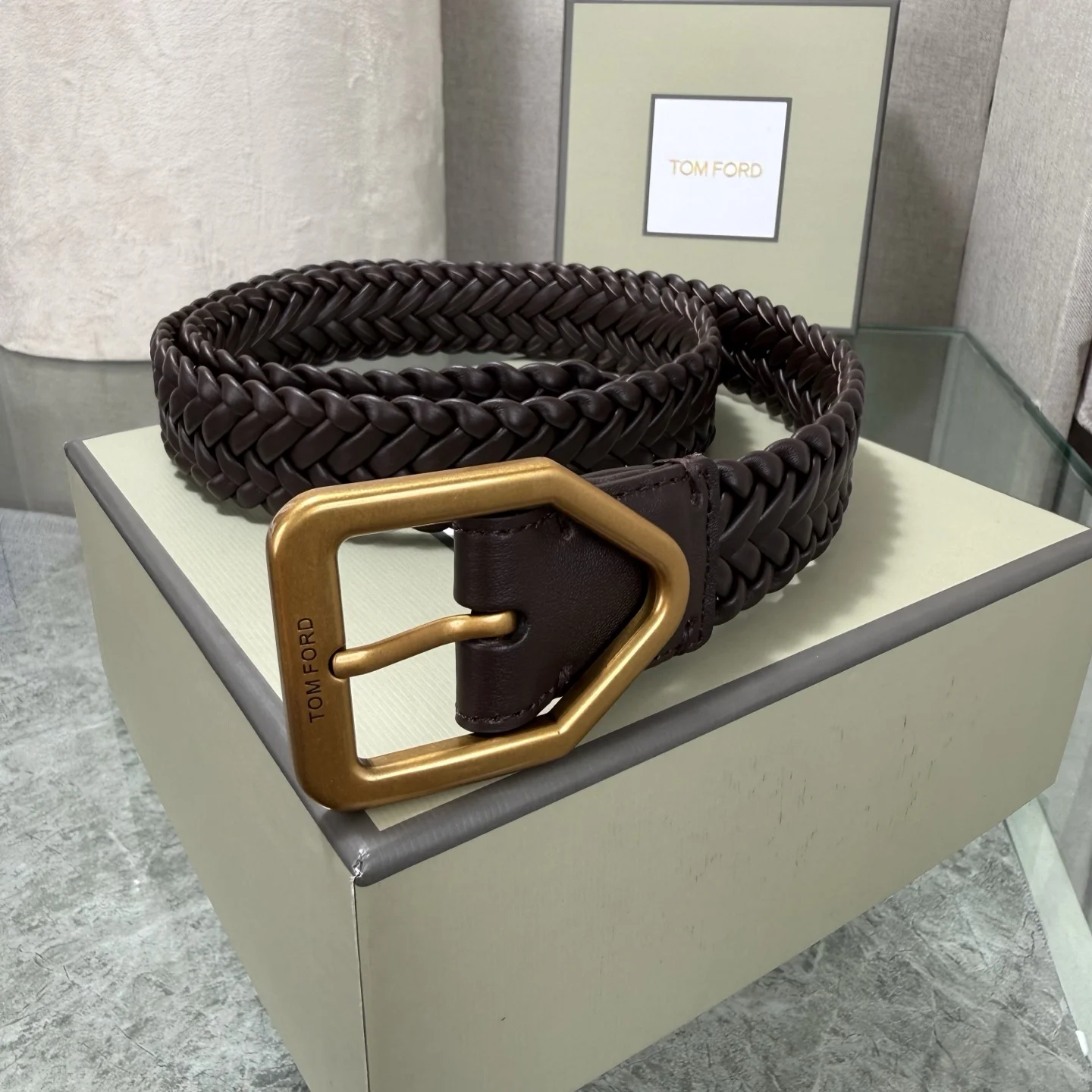 TOM FORD Belts Brown-Gold B40202609070163