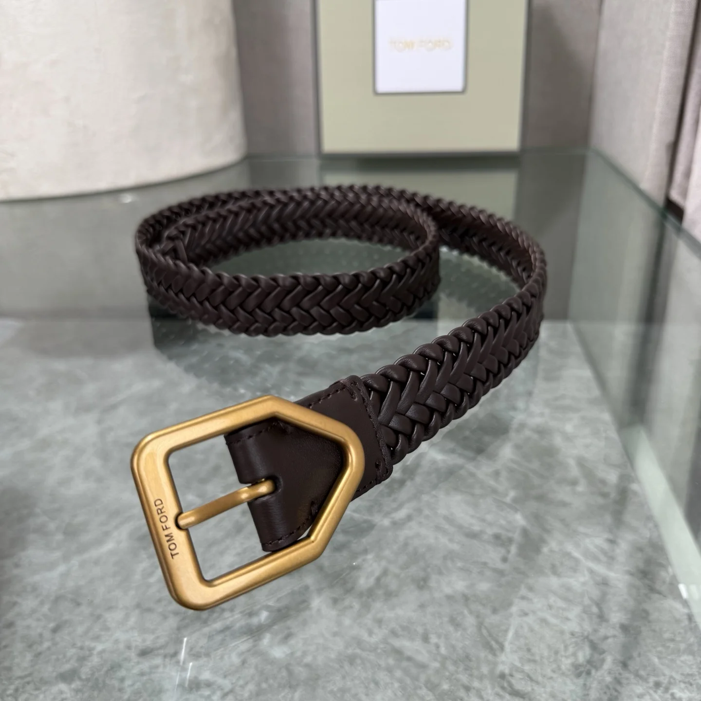 Alternative view of TOM FORD Belts Brown-Gold B40202609070163