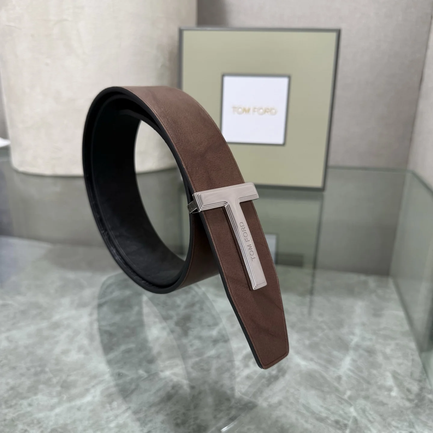 TOM FORD Belts Brown-Silver A70202609070111 - Image 3