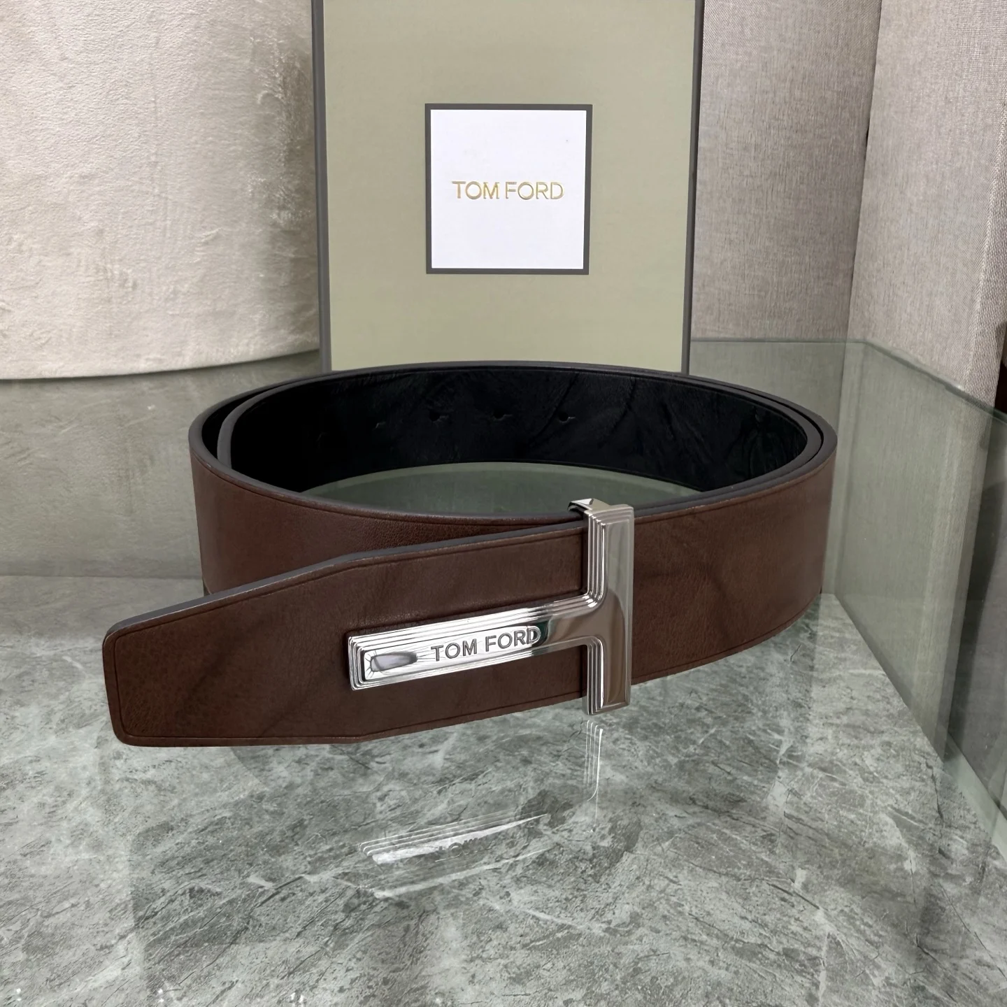 TOM FORD Belts Brown-Silver A70202609070111 - Image 4