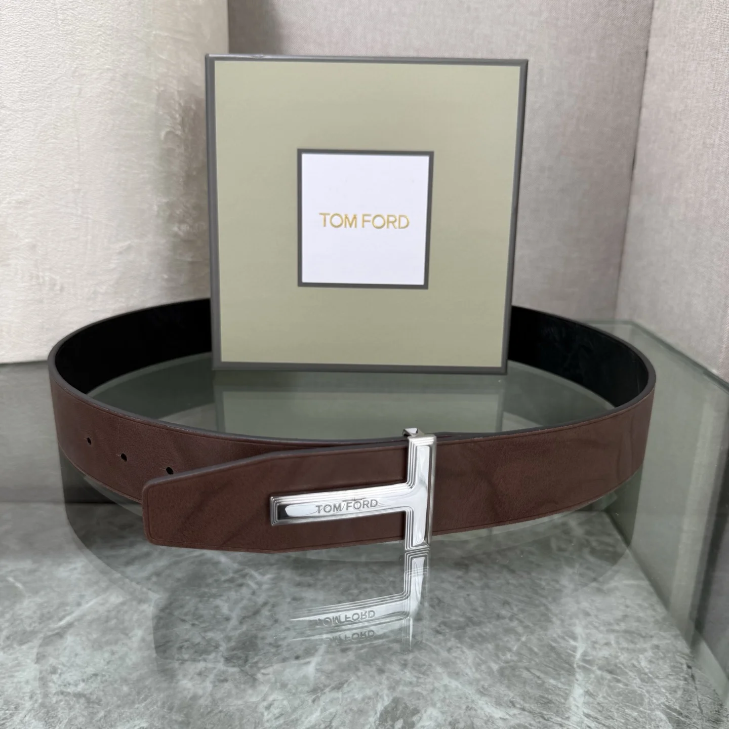 TOM FORD Belts Brown-Silver A70202609070111 - Image 5