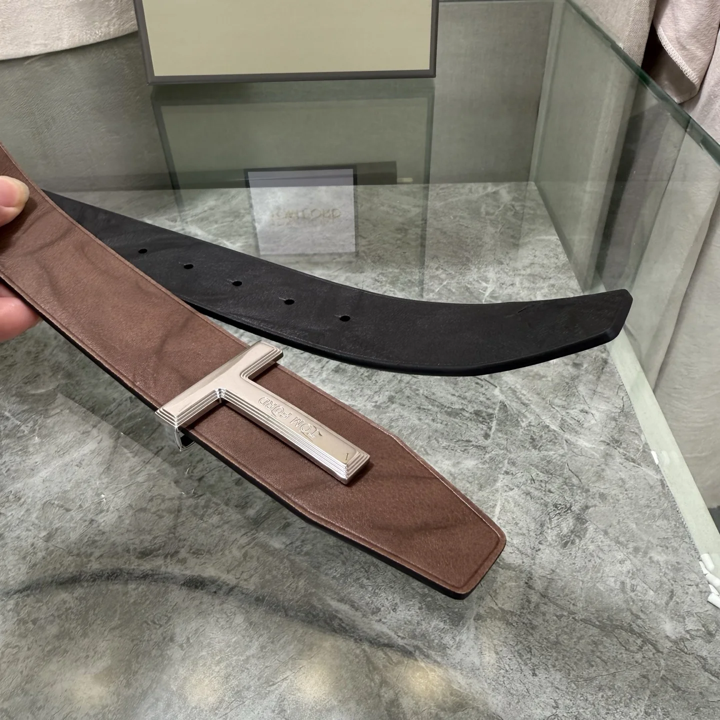 TOM FORD Belts Brown-Silver A70202609070111 - Image 6