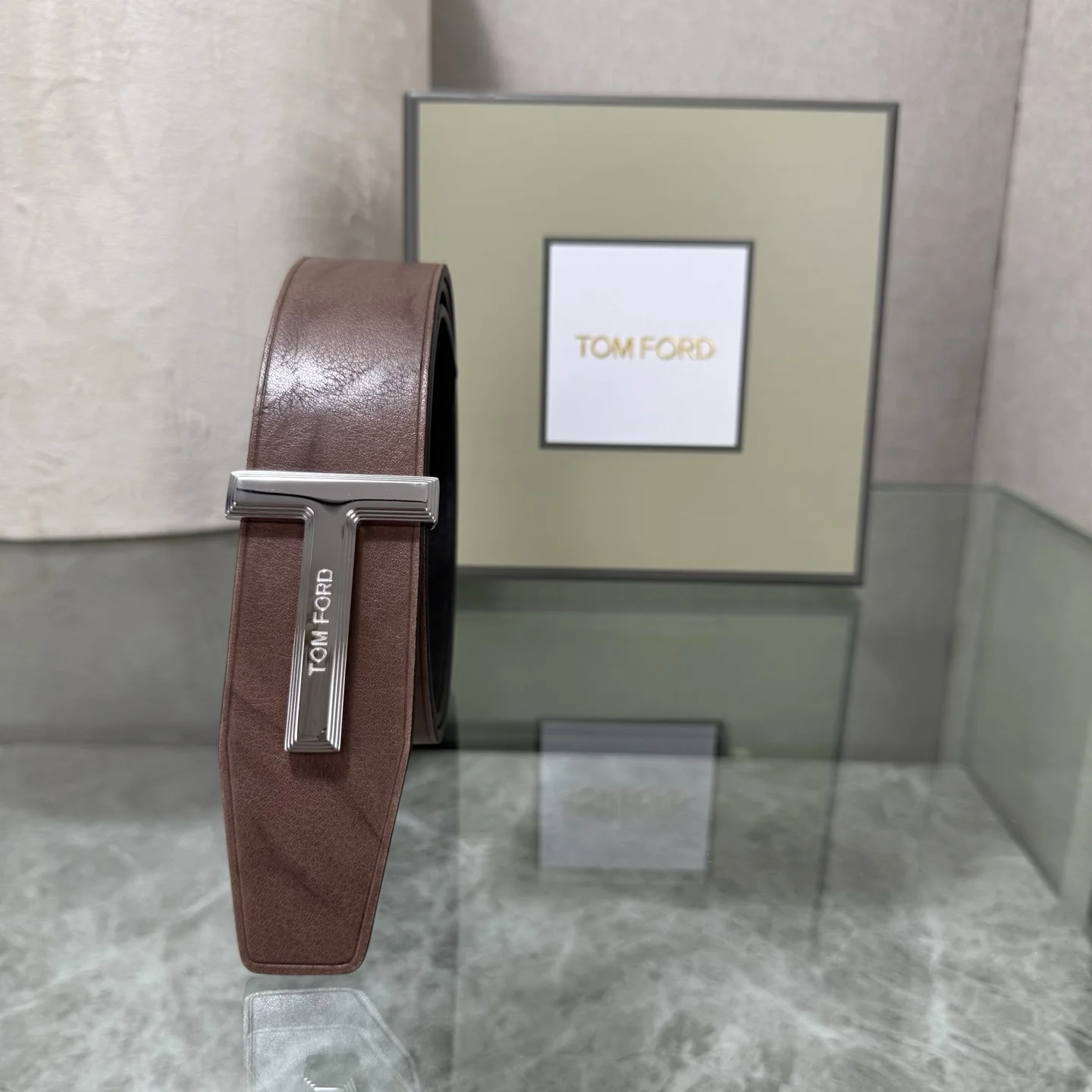 TOM FORD Belts Brown-Silver A70202609070111 - Image 7