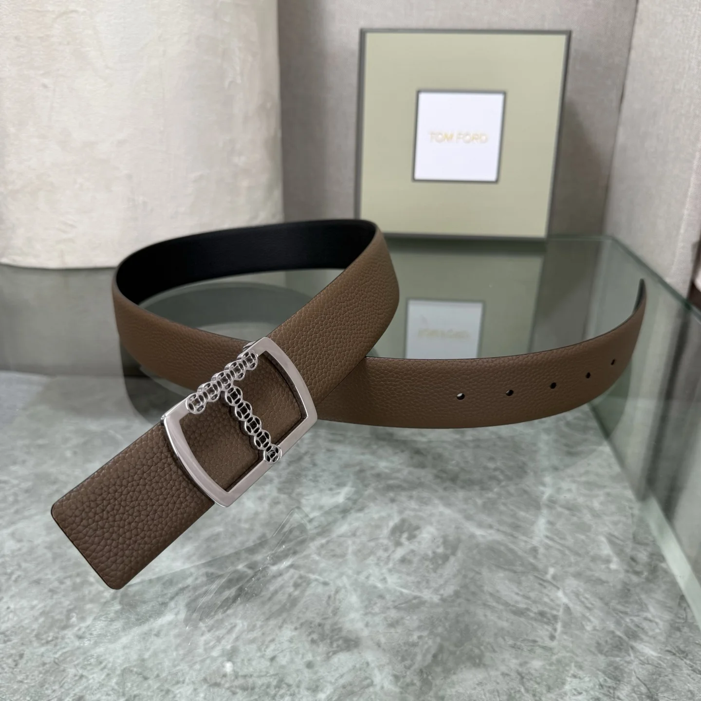 TOM FORD Belts Brown-Silver A70202609070147 - Image 3