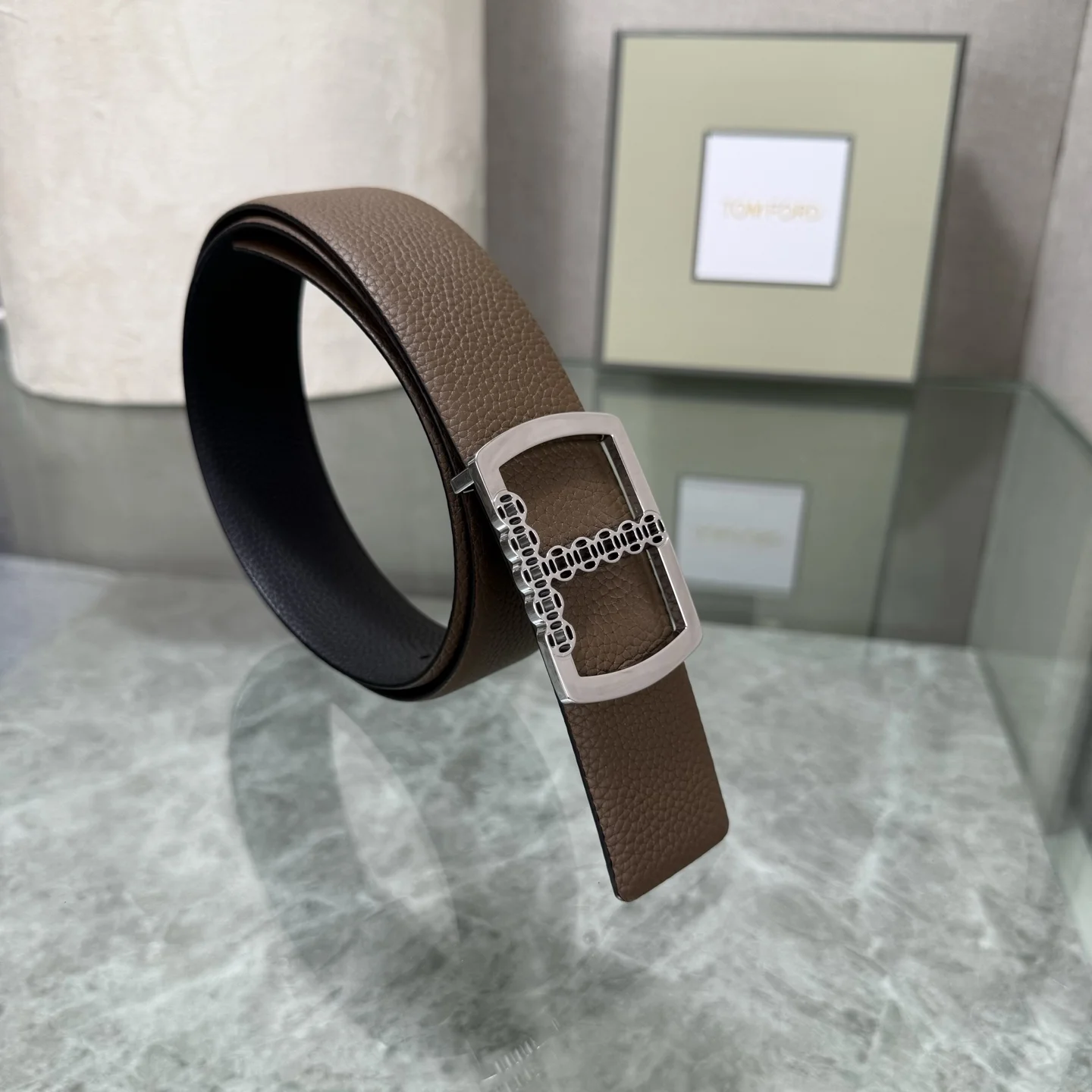 TOM FORD Belts Brown-Silver A70202609070147 - Image 5