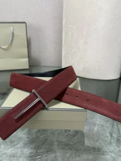 Alternative view of TOM FORD Belts Brown-Silver A70202609070357