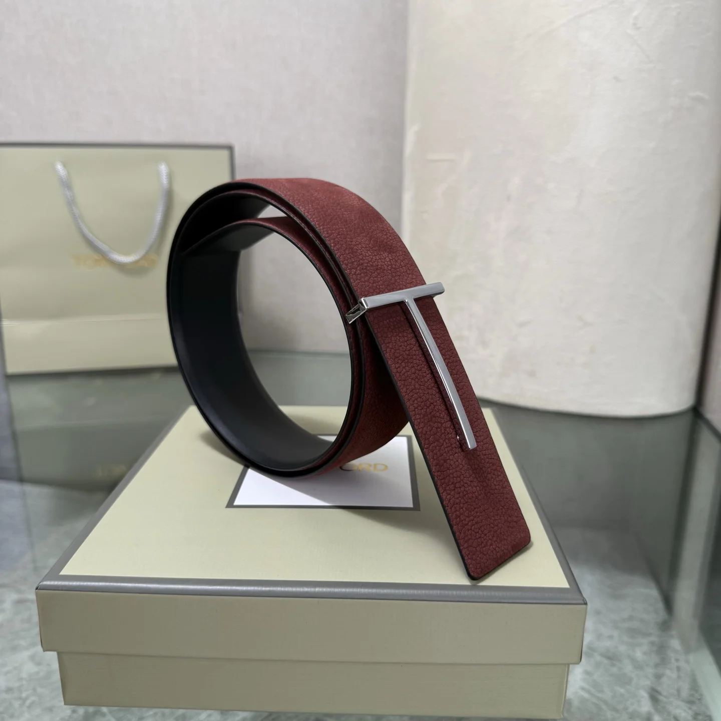 TOM FORD Belts Brown-Silver A70202609070357 - Image 3