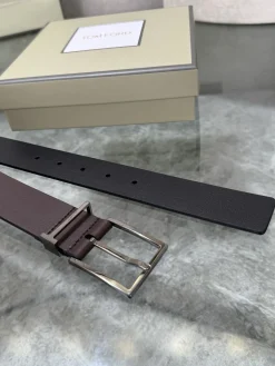 TOM FORD Belts Cowhide Leather Brown-Black A80202609070256
