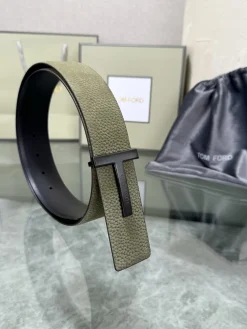 Alternative view of TOM FORD Belts Green-Black A70202609070463