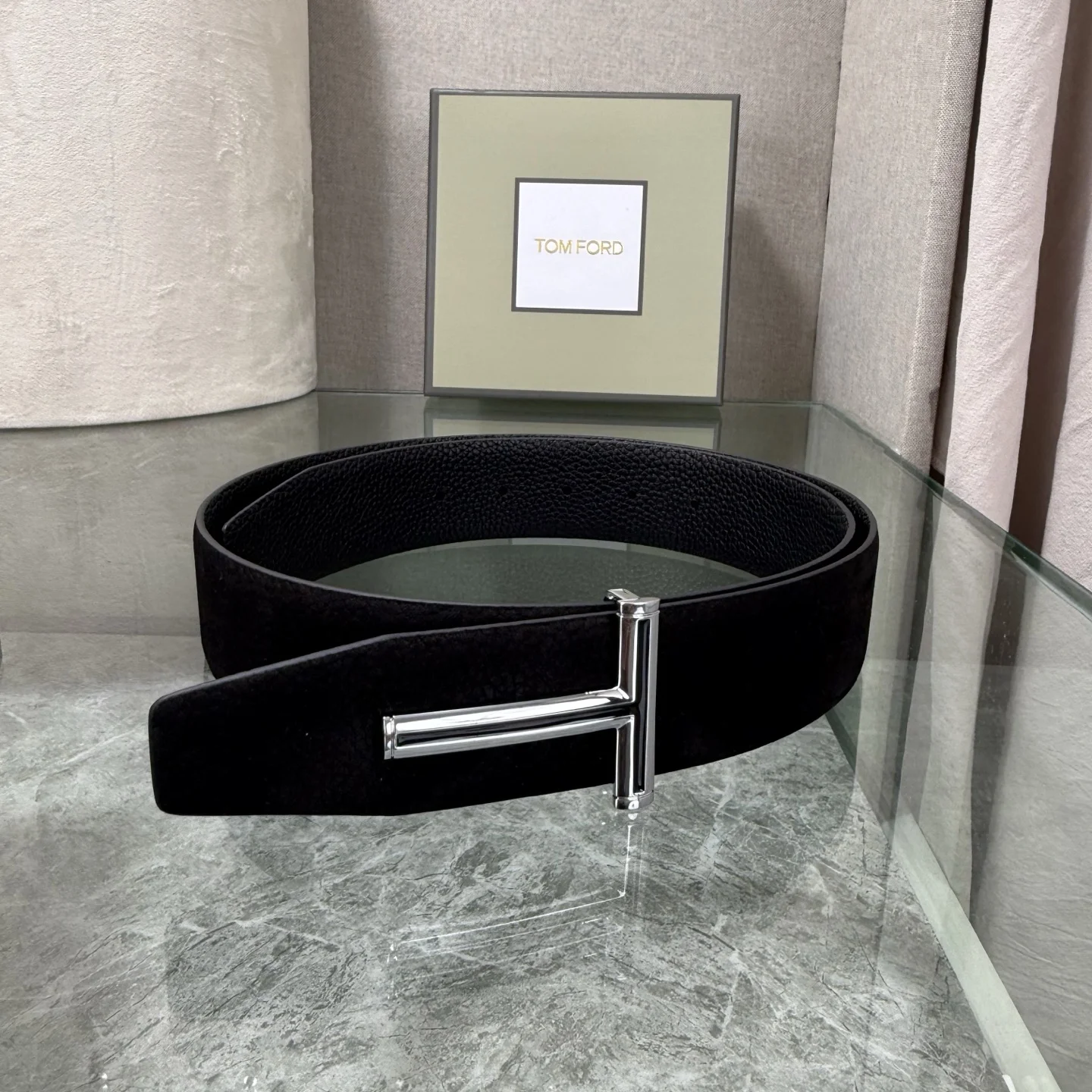Alternative view of TOM FORD Belts Green-Brown-Grey-Black-Blue-Red A80202609070066