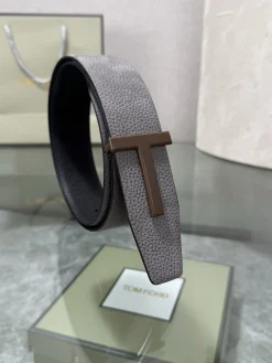 Alternative view of TOM FORD Belts Grey-Brown A70202609070314