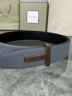 Alternative view of TOM FORD Belts Grey-Gold A70202609070423