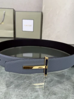 Alternative view of TOM FORD Belts Grey-Gold A80202609070380