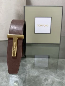 Alternative view of TOM FORD Belts Leather Brown-Gold A70202609070110