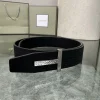 TOM FORD Belts Top-grain Leather Black-Silver A70202609070421