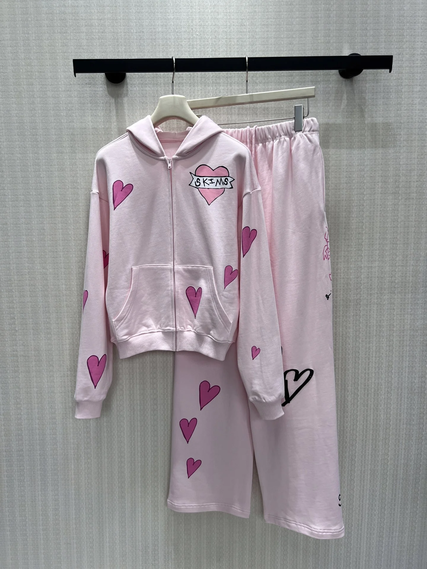 UNCATEGORIZED Trousers Pink-Black S-L B55202609060695 - Image 8