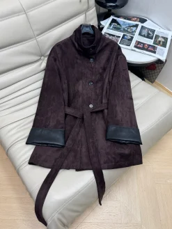 Uncategorized Coats Brown-Black S-L C50202609060264